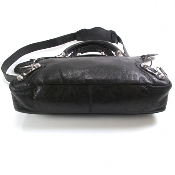 Balenciaga Agneau Town Tote GSH Black 4 of 14