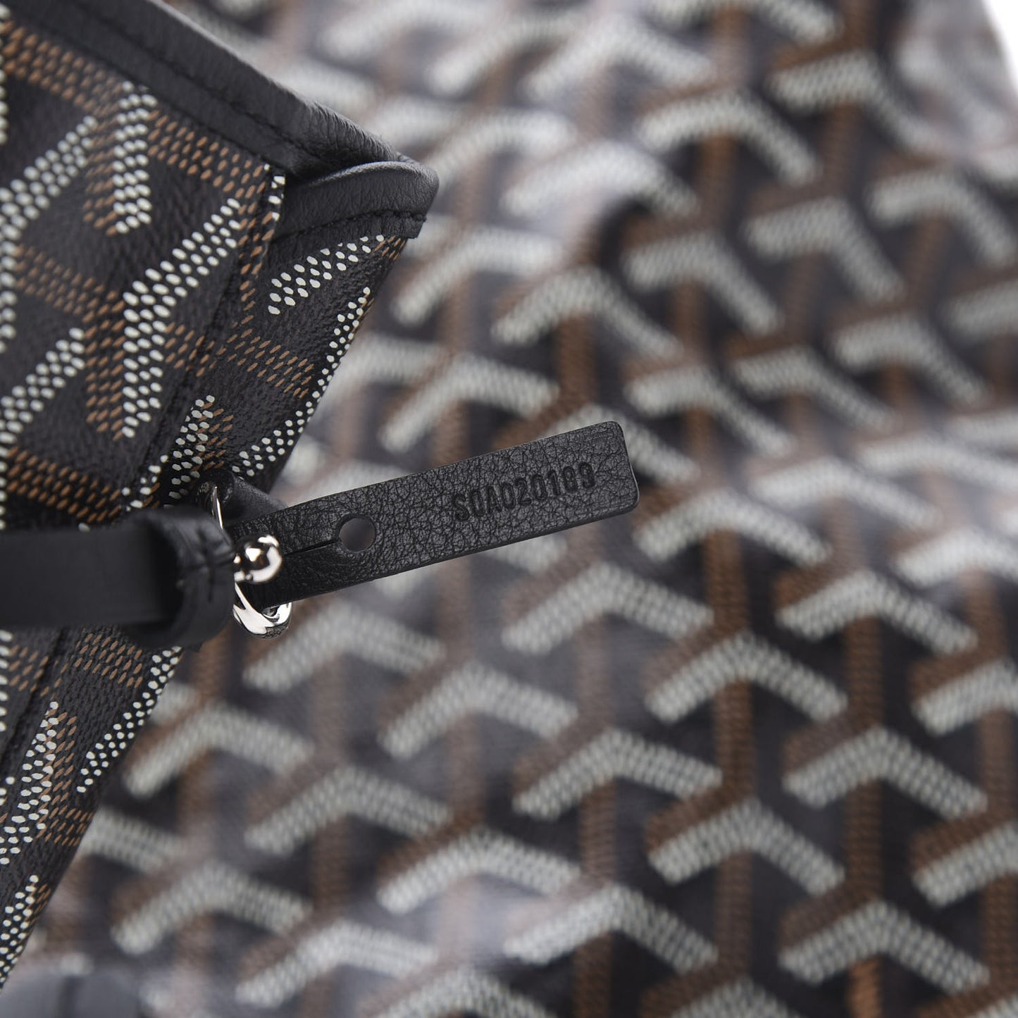 Goyardine Reversible Anjou PM Black
