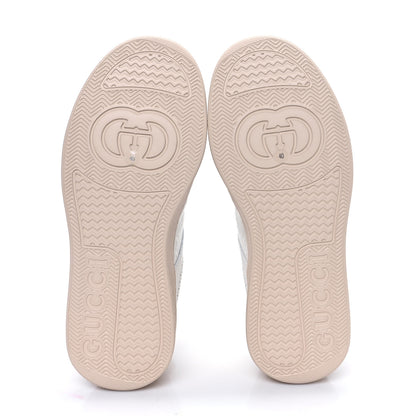 Gucci Calfskin GG Tennis Embossed Womens Platform 55mm Sneakers 40 White 6 of 10