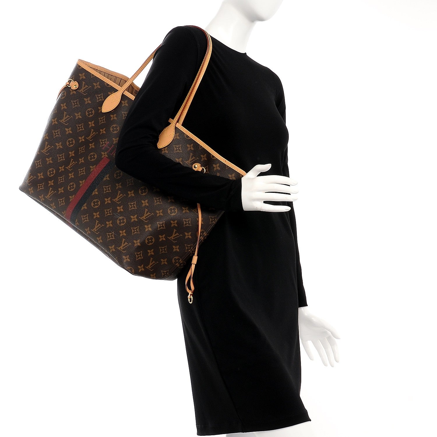 Louis Vuitton Monogram My LV Heritage Neverfull GM Bordeaux Black 2 of 9
