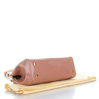 Louis Vuitton Vernis Brea MM Rose Velours 4 of 7