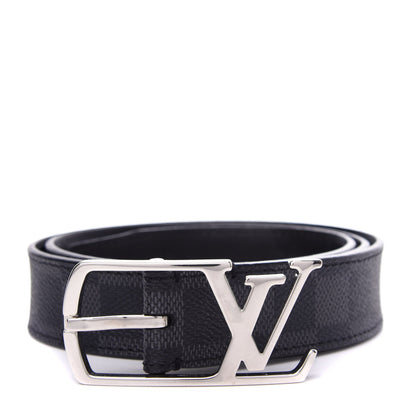 Louis Vuitton Damier Graphite 30mm Neogram LV Belt 85 34 1 of 8