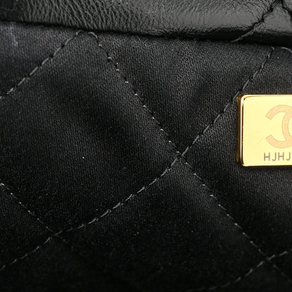 Chanel Shiny Calfskin Quilted Small Chanel 22 Black 7 of 11