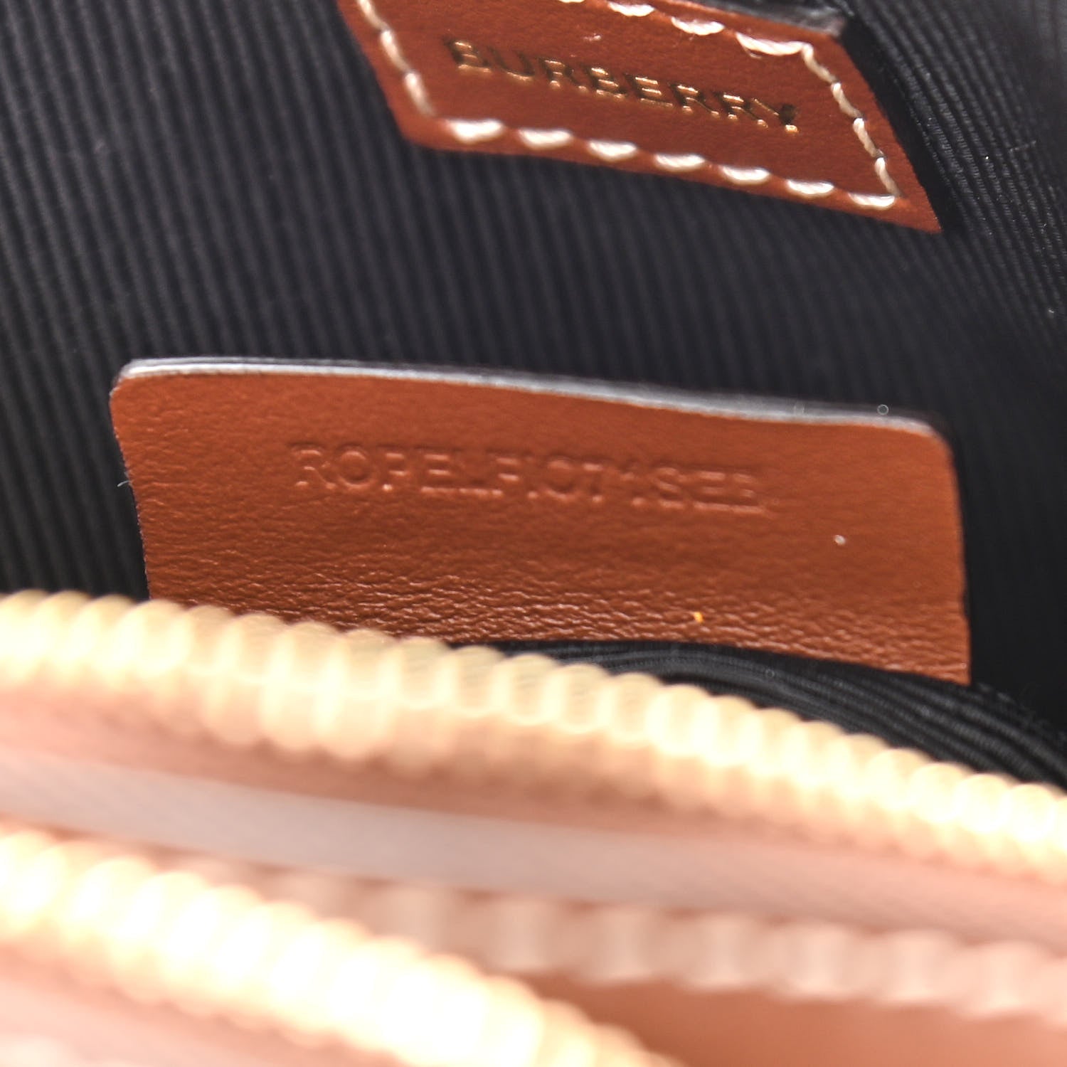 Burberry Cotton Canvas Mini Louise Crossbody Bag White Tan 9 of 12