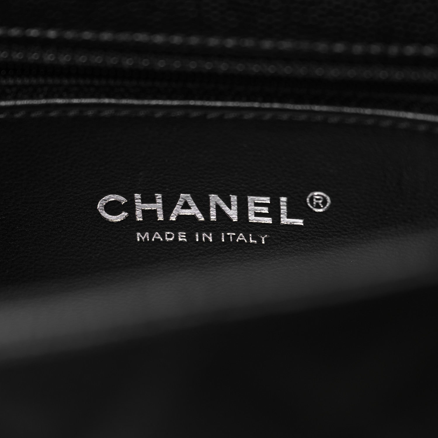 Chanel Caviar Lizard Quilted Small Coco Handle Flap Black 6 of 11