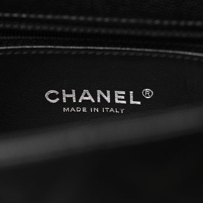 Chanel Caviar Lizard Quilted Small Coco Handle Flap Black 6 of 11