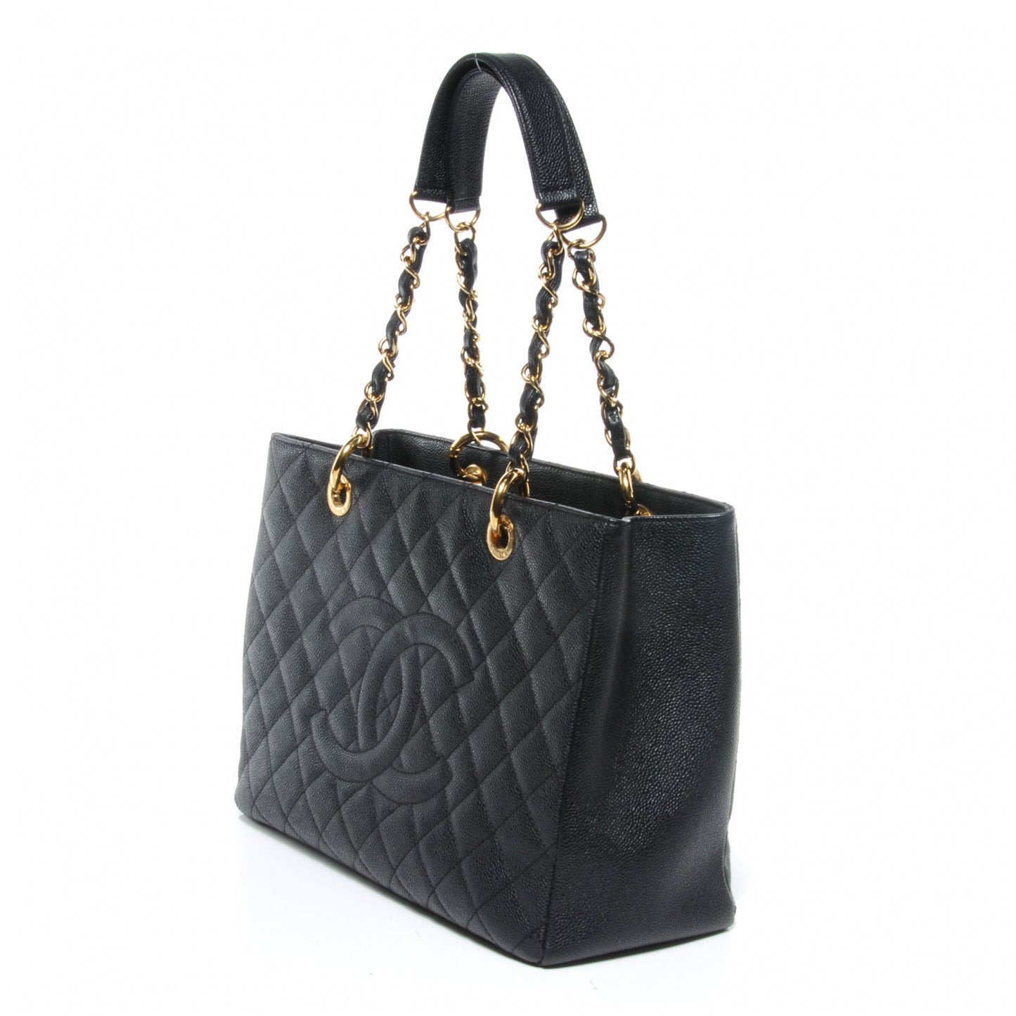 Caviar Grand Shopping Tote GST Black