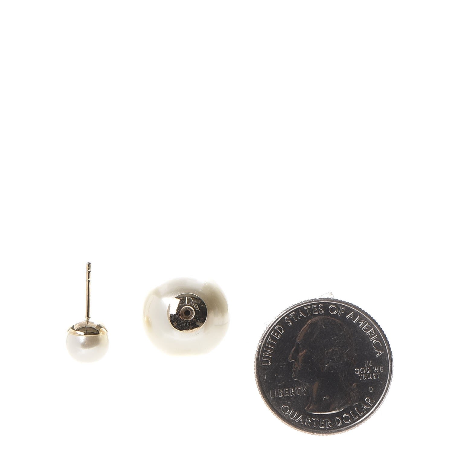 Christian Dior Pearl Mise En Dior Tribal Earrings 2 of 5