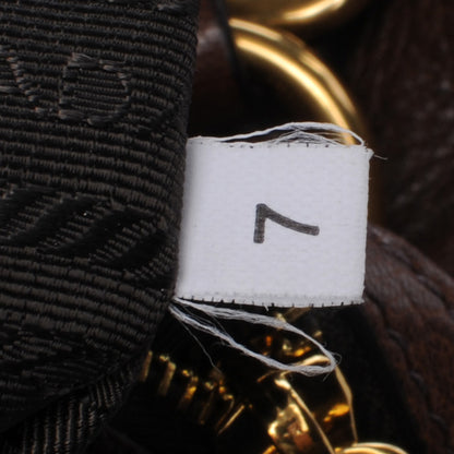 Prada Vitello Daino Bauletto Brown 9 of 9