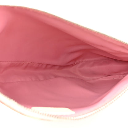 Christian Dior Monogram Mini Saddle Pochette Pink 5 of 14