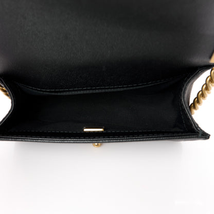 Chanel Caviar Quilted Small Chain Around Boy Flap Black 5 of 10