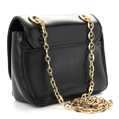 Gucci Azalea Calfskin Mini Marina Chain Shoulder Bag Black 3 of 12