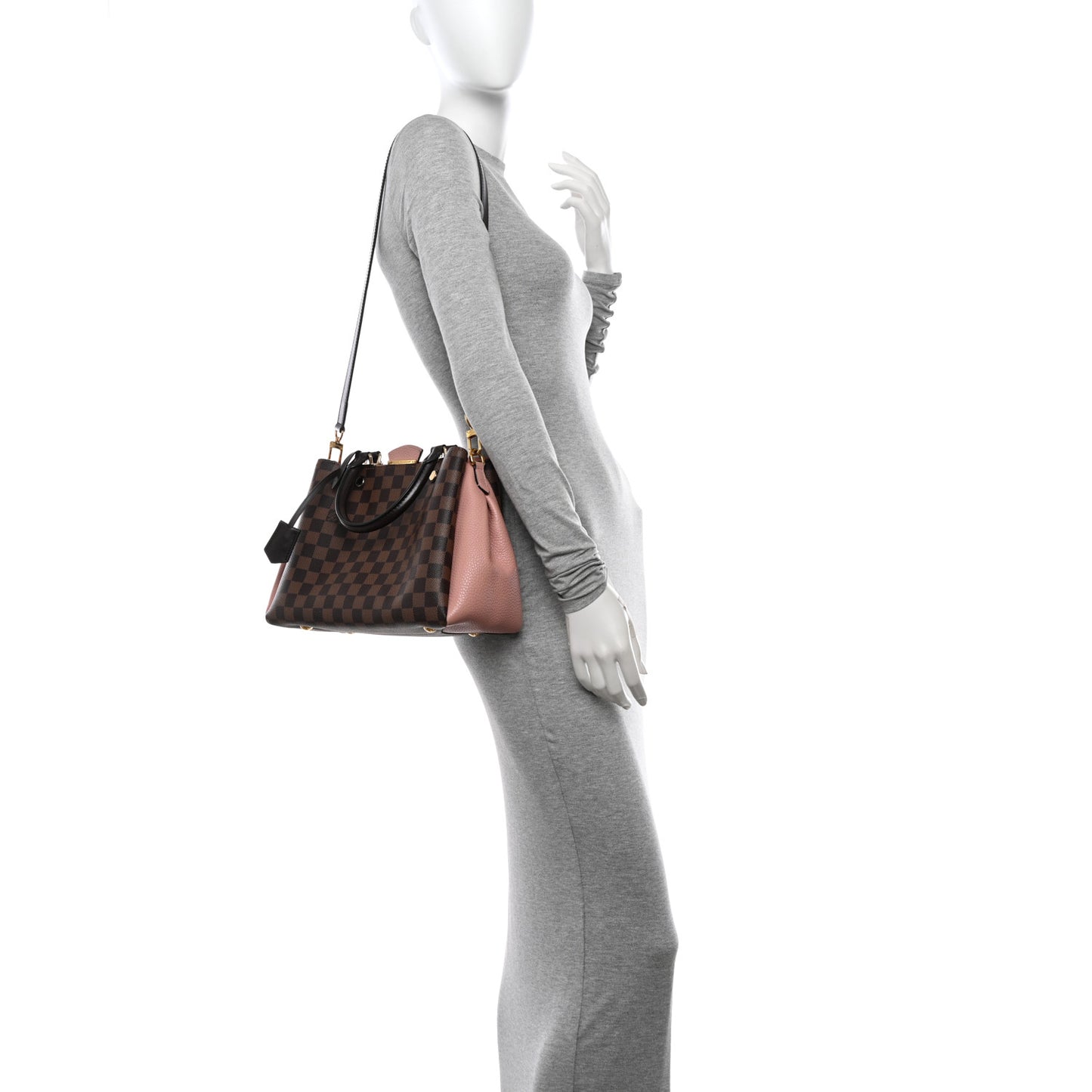 Damier Ebene Cuir Taurillon Brittany Magnolia