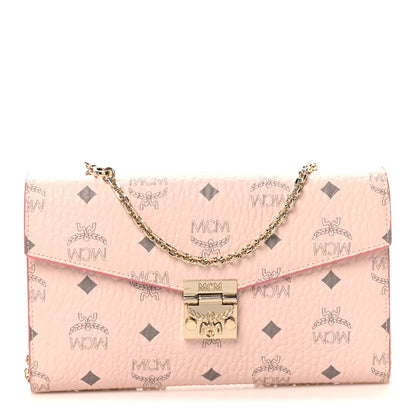 MCM Visetos Medium Patricia Wallet On Chain Soft Pink 8 of 10