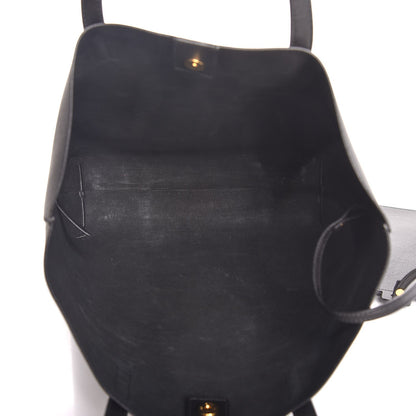 Saint Laurent Calfskin Medium Shopping Tote Black 6 of 10