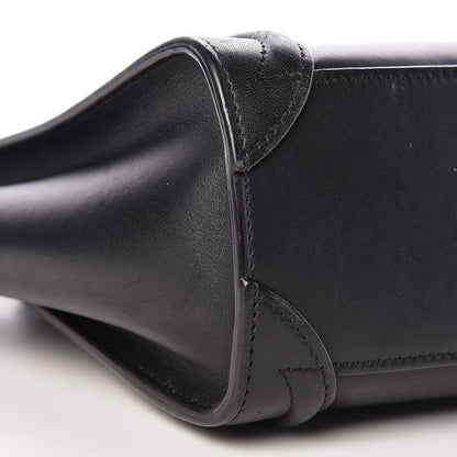 Celine Smooth Calfskin Nano Luggage Black 8 of 16