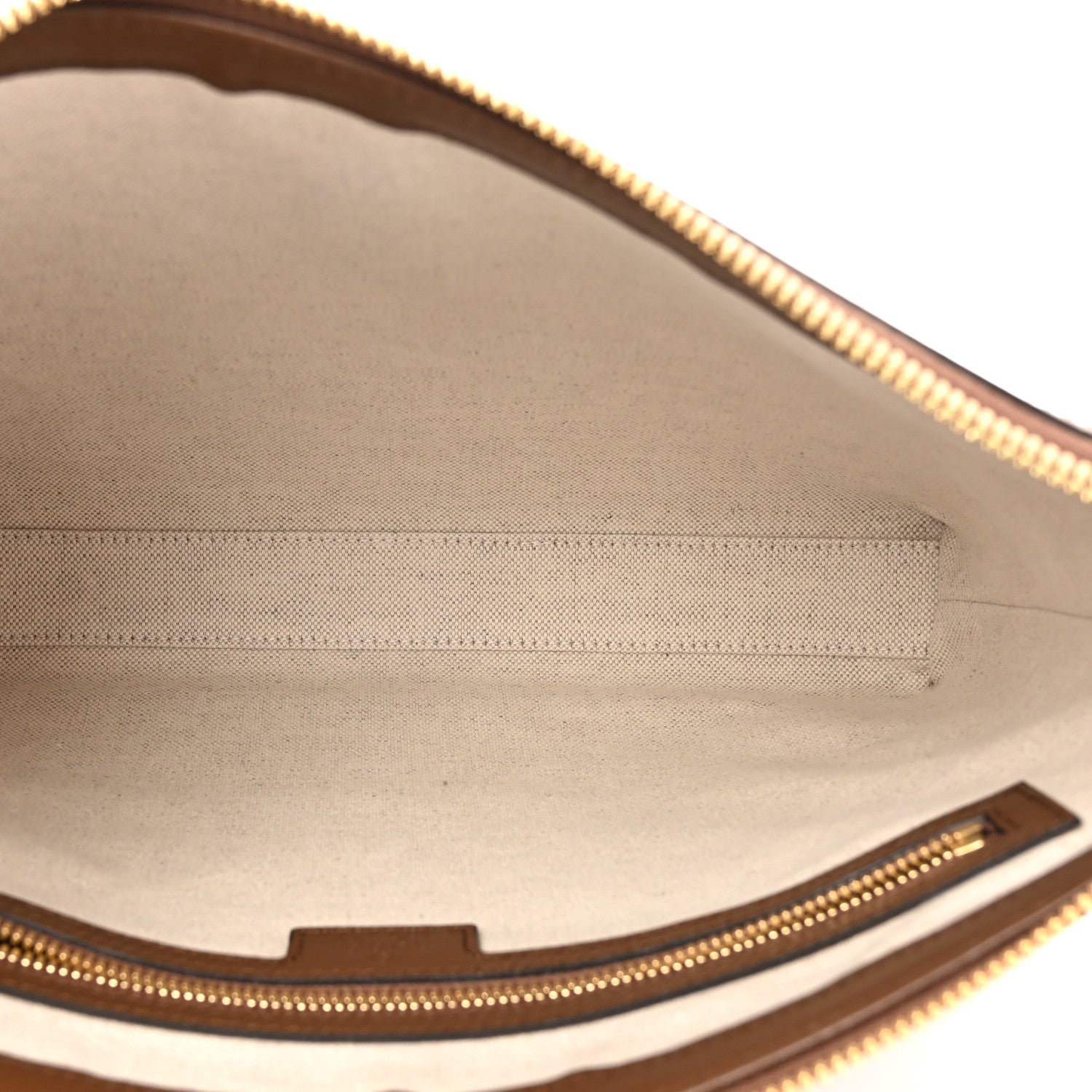 Gucci GG Supreme Monogram Azalea Calfskin Retro Interlocking G Wristlet Messenger Bag Beige Ebony Brown Sugar 5 of 10
