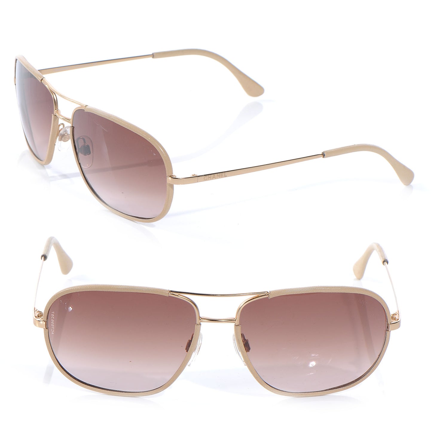 Aviator Sunglasses Gold 4162Q