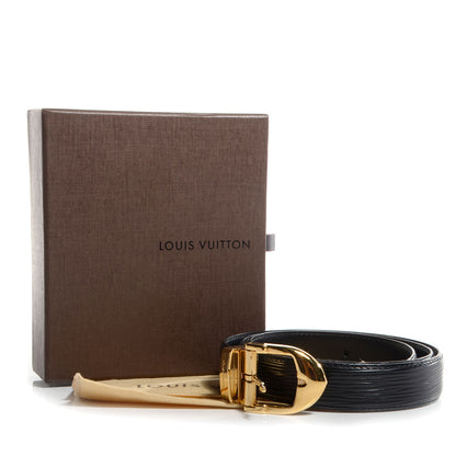 Louis Vuitton Epi Classique Belt Black 85 34 7 of 7