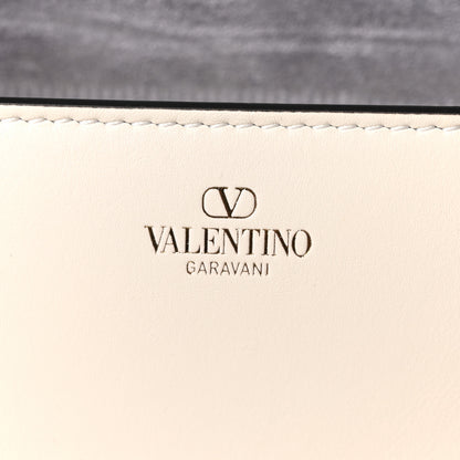 Valentino Garavani Calfskin Ohval Foldover Shoulder Bag White 6 of 10