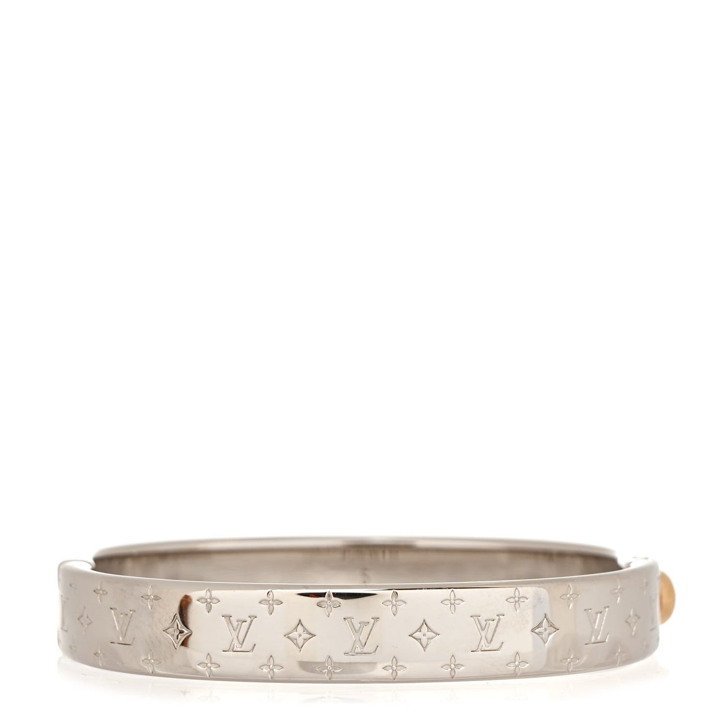Palladium Monogram Nanogram Cuff S Silver
