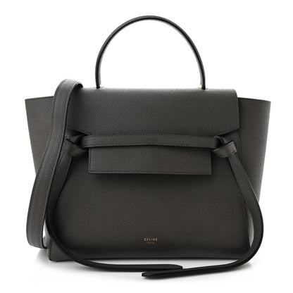 Celine Grained Calfskin Mini Belt Bag Grey 1 of 10