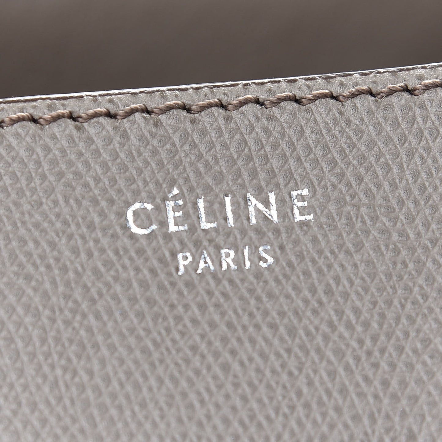 Baby Grained Calfskin Medium Phantom Luggage Taupe