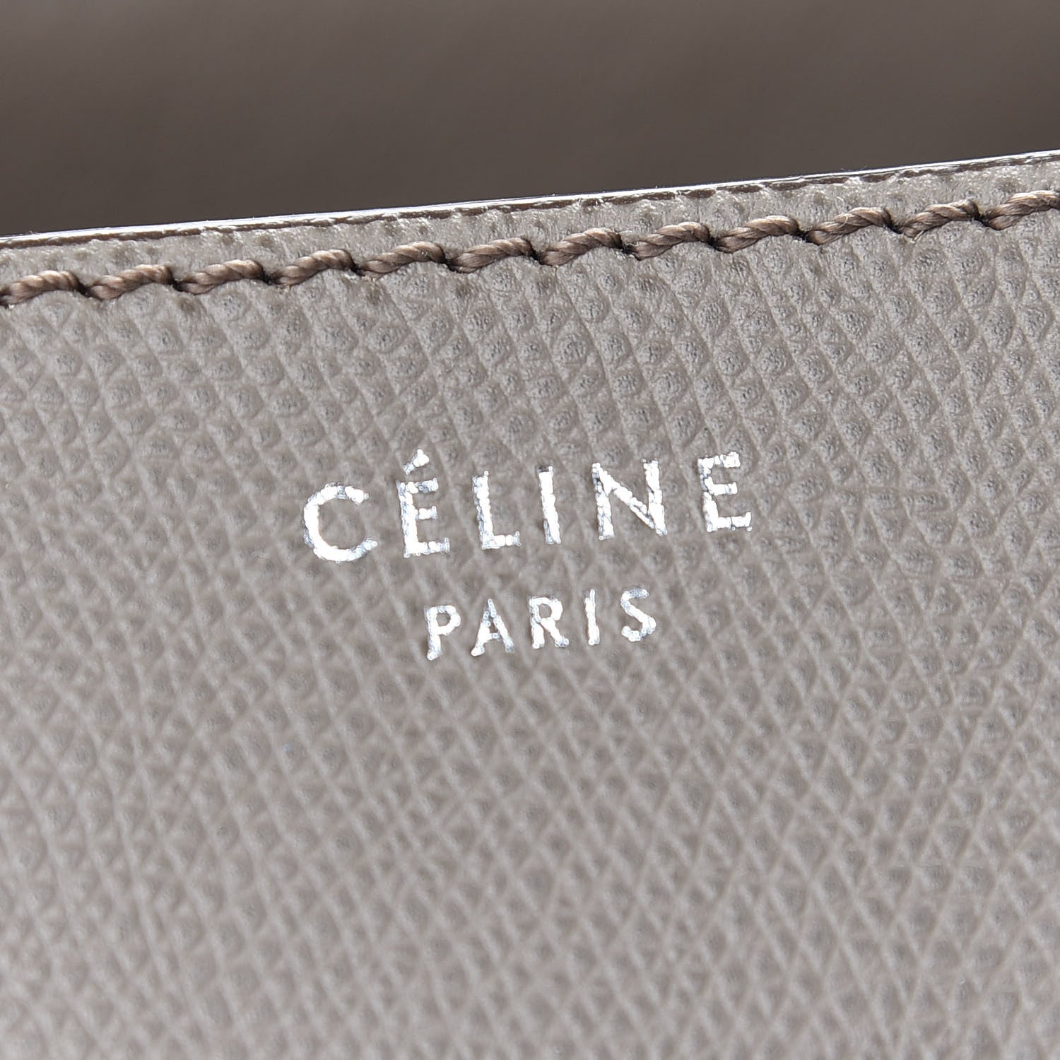 Celine Baby Grained Calfskin Medium Phantom Luggage Taupe 8 of 9