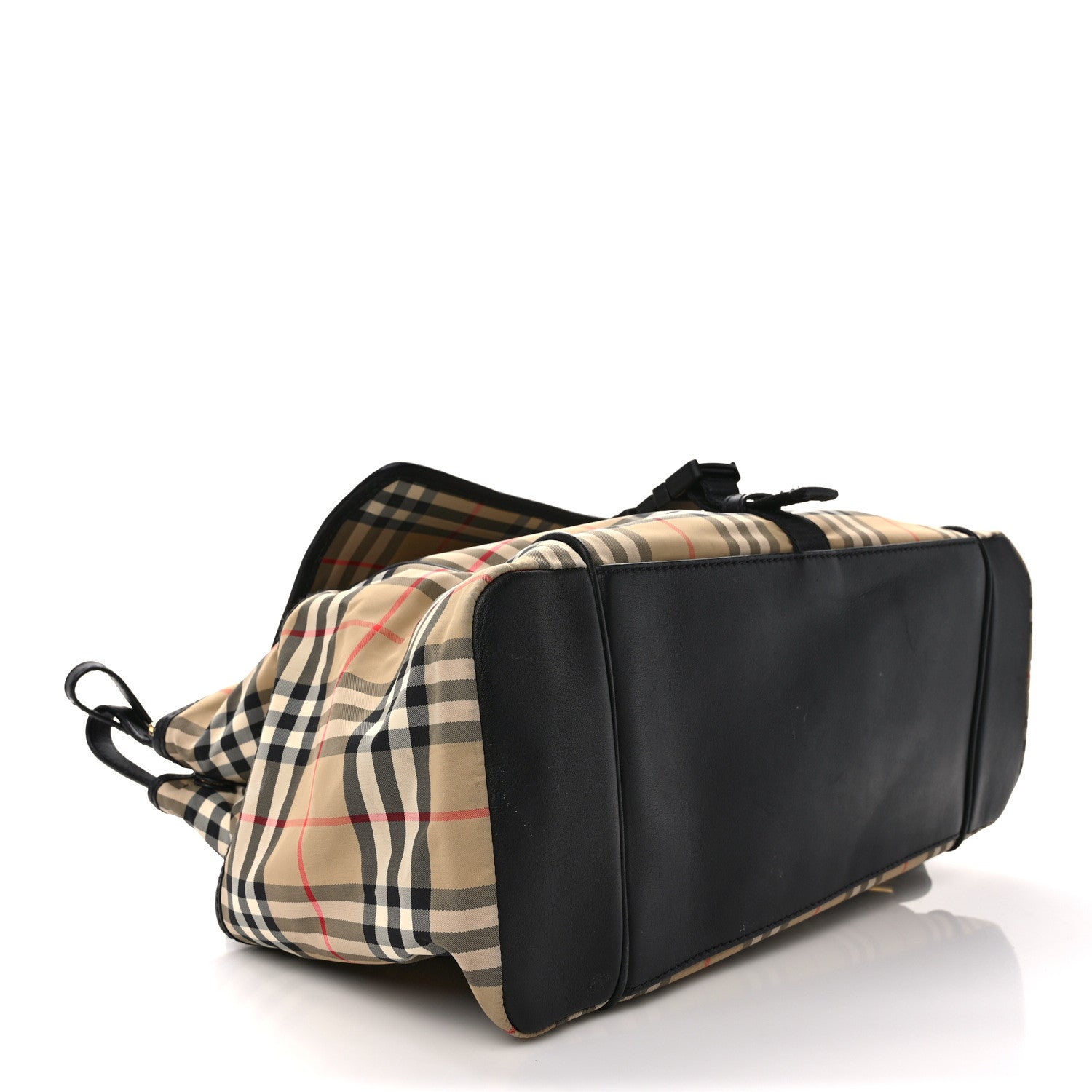 Burberry Nylon Vintage Check Logo Diaper Bag 4 of 14