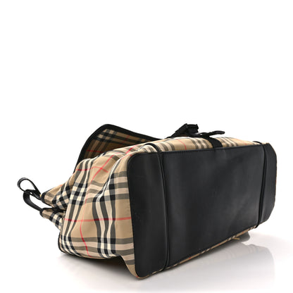 Burberry Nylon Vintage Check Logo Diaper Bag 4 of 14