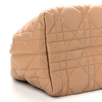 Christian Dior Calfskin Macrocannage Medium Toujour Powder Tan 11 of 12
