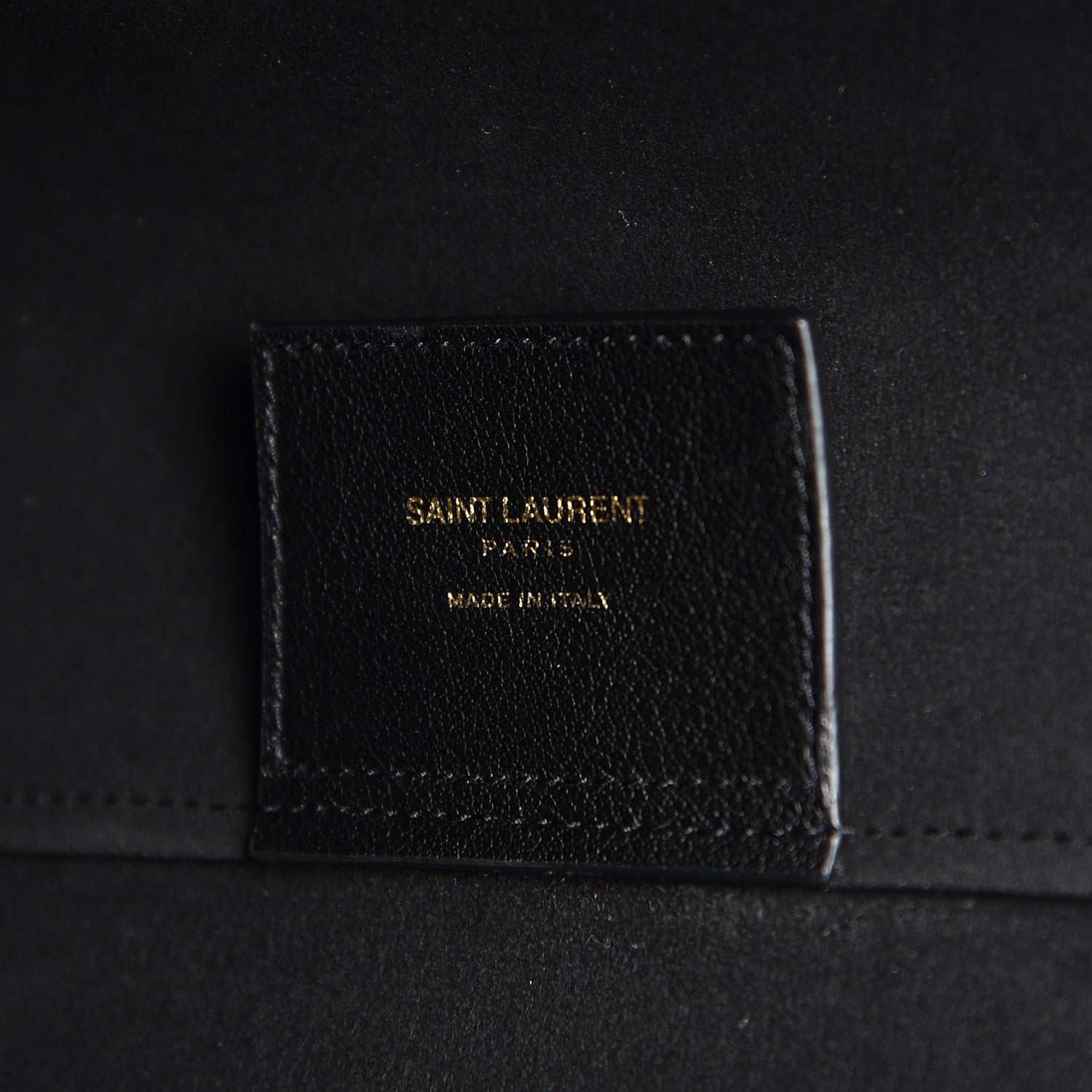 Saint Laurent Calfskin Large Shopping Tote Black 7 of 9