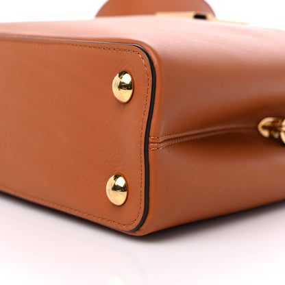 Louis Vuitton Calfskin Bolsa Capucines BB Caramel 8 of 8