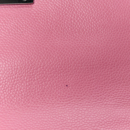 Chanel Glazed Calfskin Quilted Lucky Charms East West Accordion Flap Pink 11 of 14