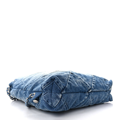 Chanel Denim Quilted Chanel 22 Backpack Blue 4 of 15