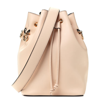 Fendi Vitello Grace Matte F is Fendi Grande Mon Tresor Bucket Bag Camelia 1 of 4