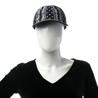 Hermes Cotton Serena Bandana Cap 56 Marine 2 of 9
