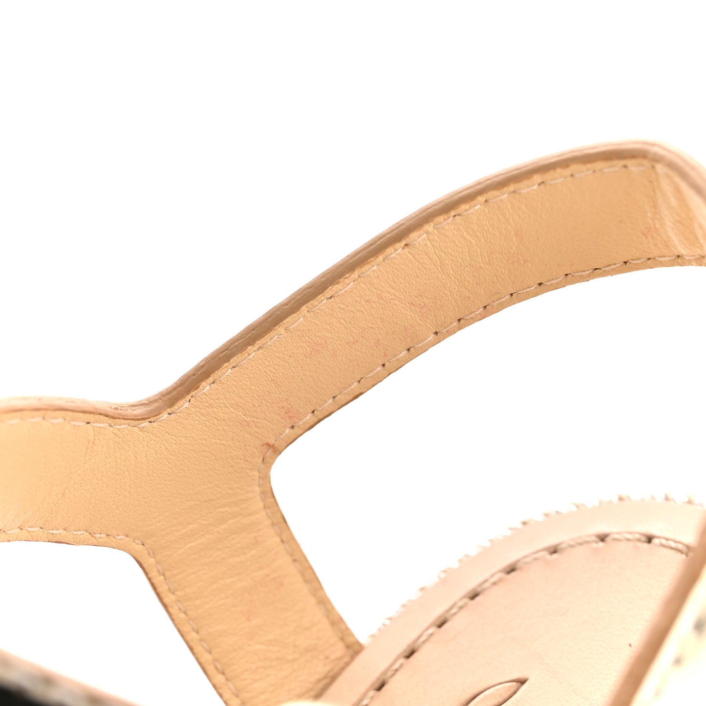 Calfskin Glitter Almeria 120 Wedge Sandals 37 Light Gold