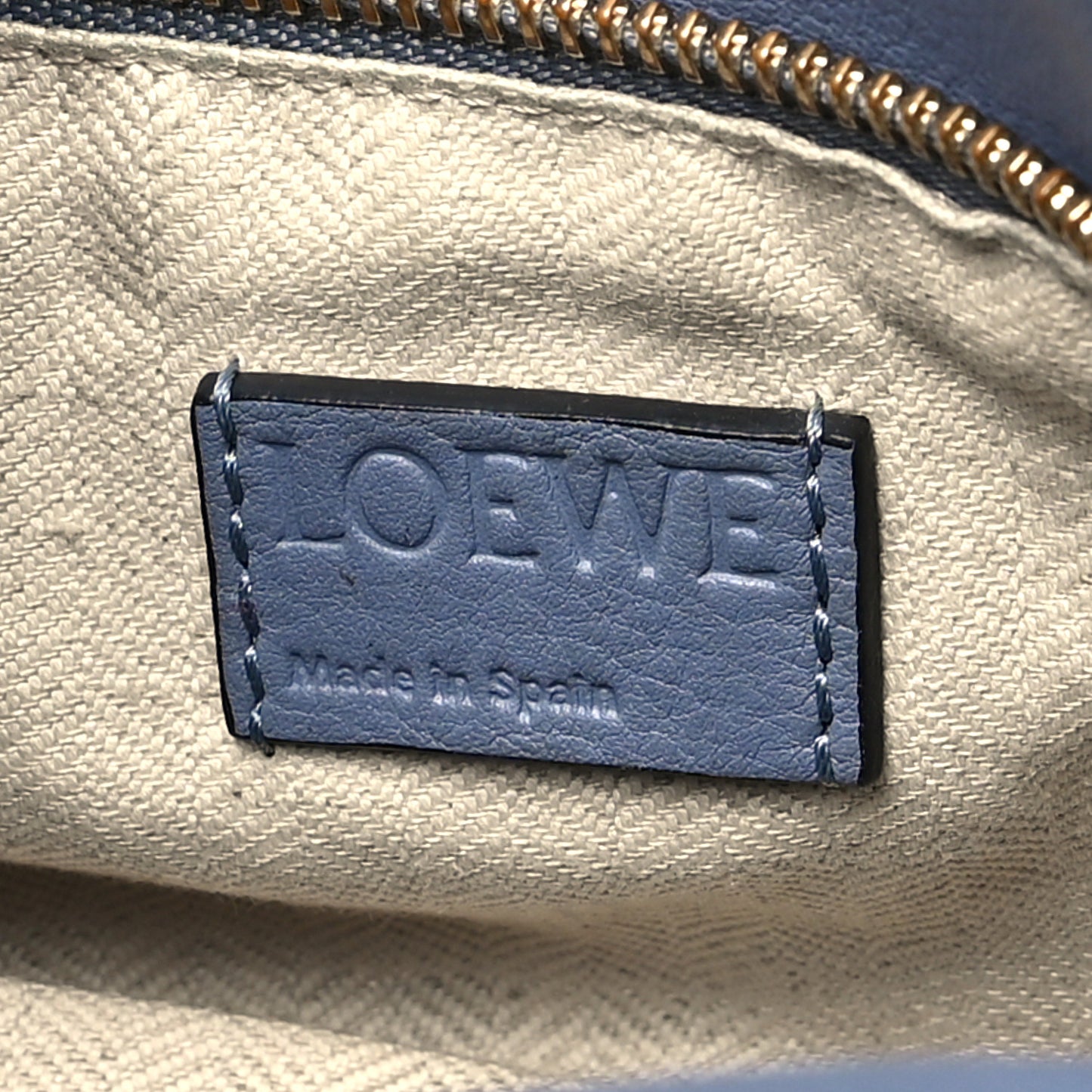 Calfskin Medium Puzzle Bag Blue