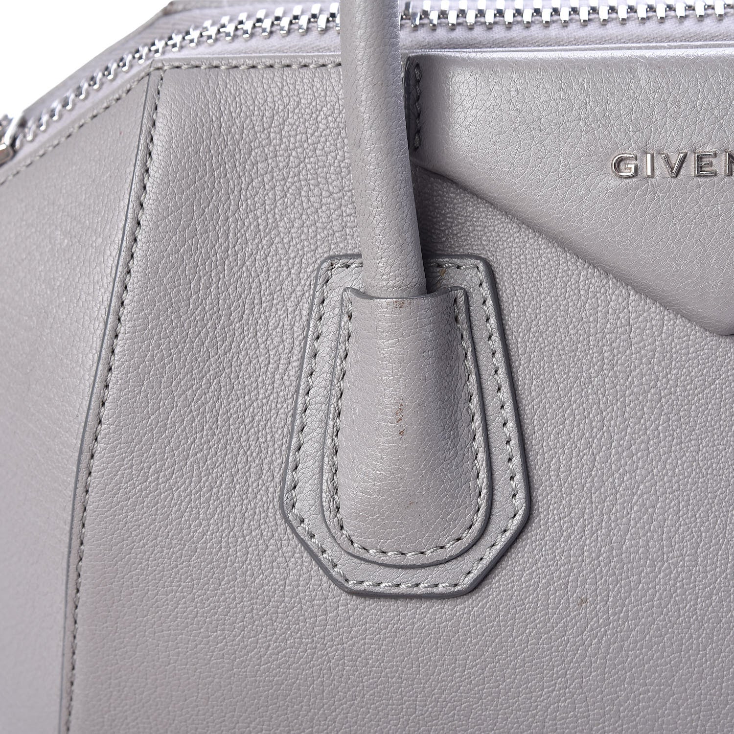 Givenchy Sugar Goatskin Small Antigona Pearl Grey 8 of 13