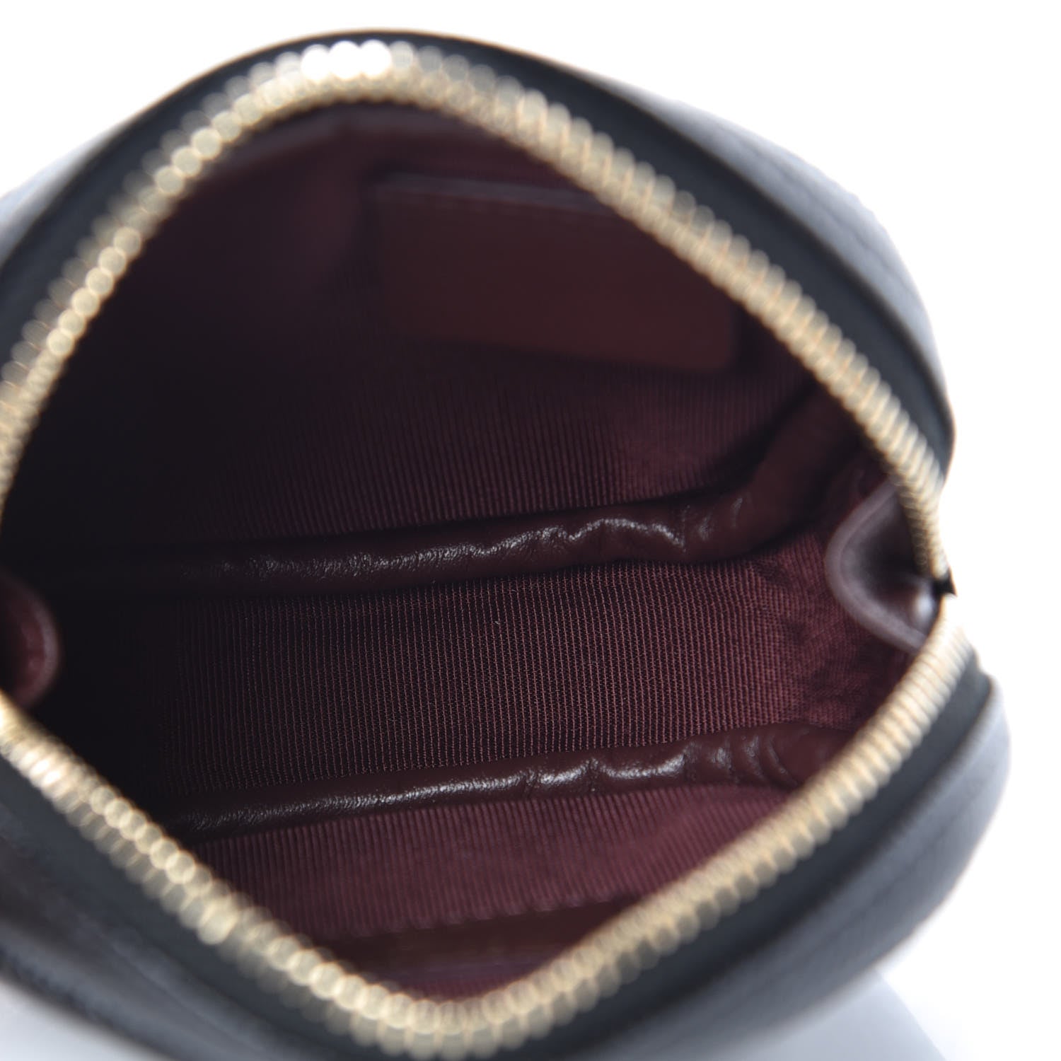 Chanel Caviar Quilted Zip Around Classic Coin Purse Black 5 of 8