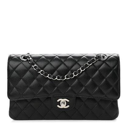 Chanel Caviar Quilted Medium Double Flap Black 1 of 10