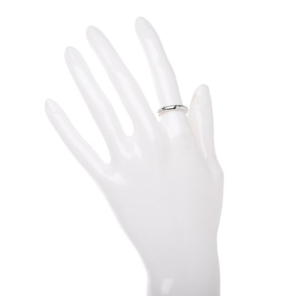 Tiffany Platinum Diamond 3mm Notes "." Ring 52 6 2 of 5