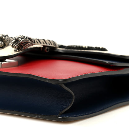 Gucci Calfskin Crystal Snake Embroidered Mini Dionysus Shoulder Bag Mystic White Hibiscus Red Blue Agata 12 of 12