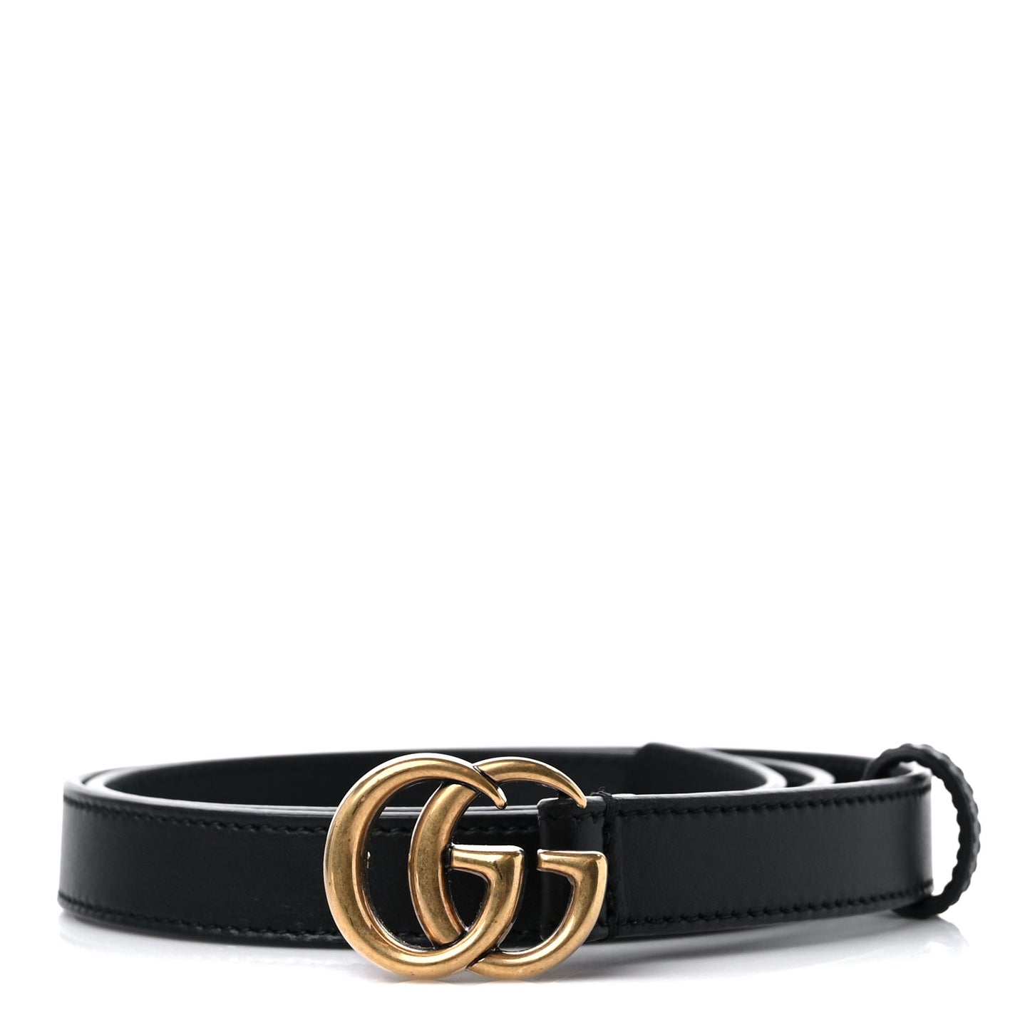 Calfskin Double G 20mm Belt 80 32 Black