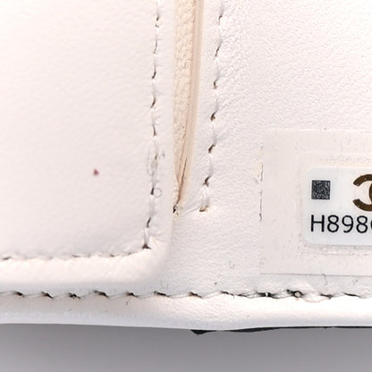 Chanel Lambskin Quilted Book Card Holder on Chain Black 8 of 10