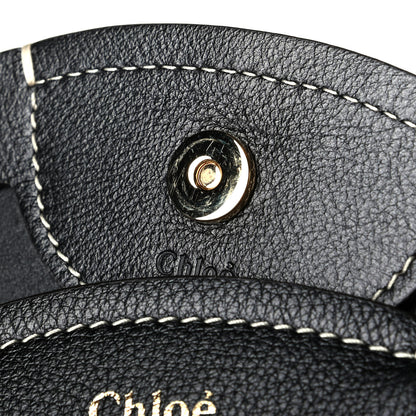 Chloe Small Grain Smooth Calfskin Medium Darryl Tote Black 7 of 7