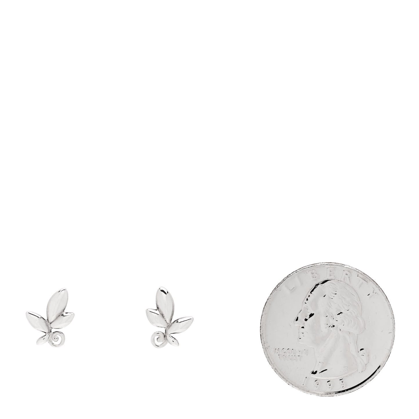 Sterling Silver Paloma Picasso Olive Leaf Earrings