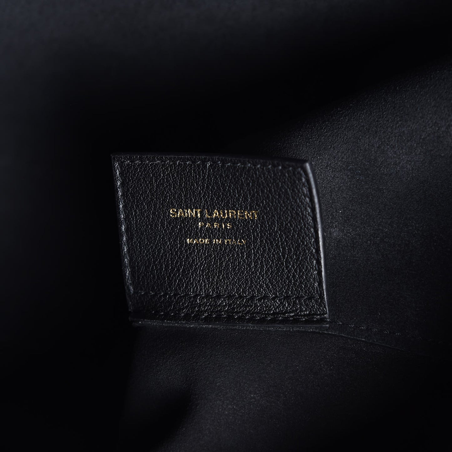Calfskin Large Shopping Tote Black