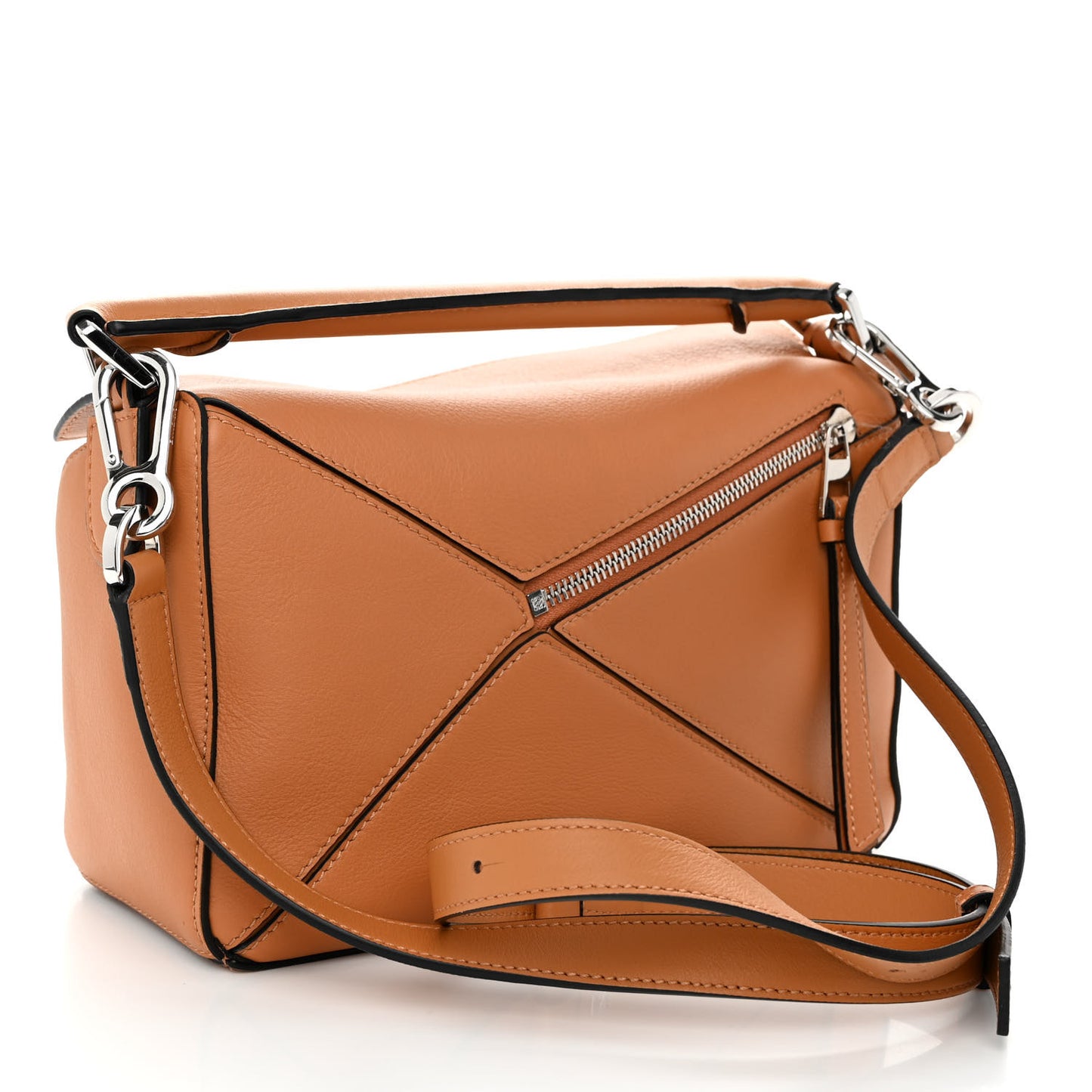 X KEN PRICE Calfskin Small La Palme Puzzle Bag